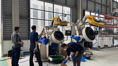 貴州航空零部件客戶到訪安捷倫進行滾噴機打樣測試（shì）